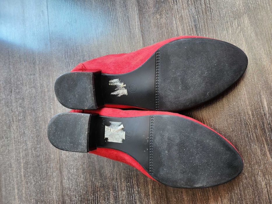 Pantofi rosii cu fundita 36