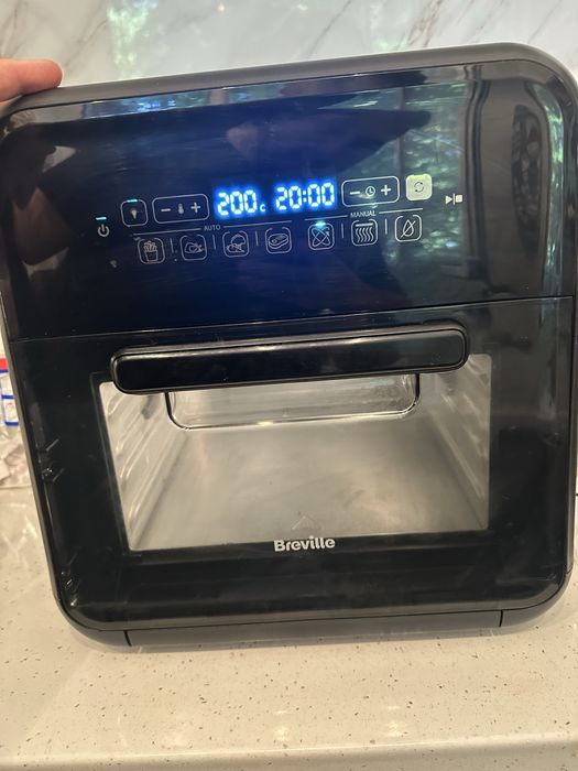 Airfryer, friteuză cu aer cald și rotisor, fără ulei, Breville