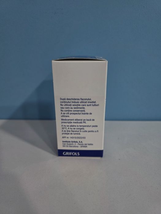 Albuteină 200g/l albumină umană, soluție perfuzabilă grifols, 100ml