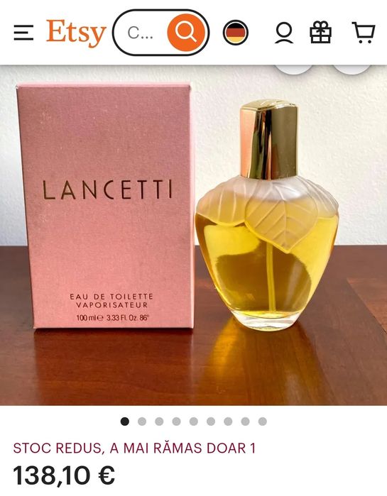 Parfum vintage pentru femei  Lancetti, Schiapparelli
