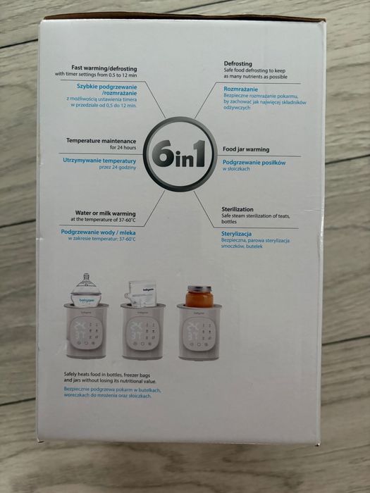 Incalzitor si sterilizator electric 6 in 1 BabyOno pentru biberoane