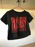 Tricou negru cu text Tricou Reserved pentru femei mărimea XS