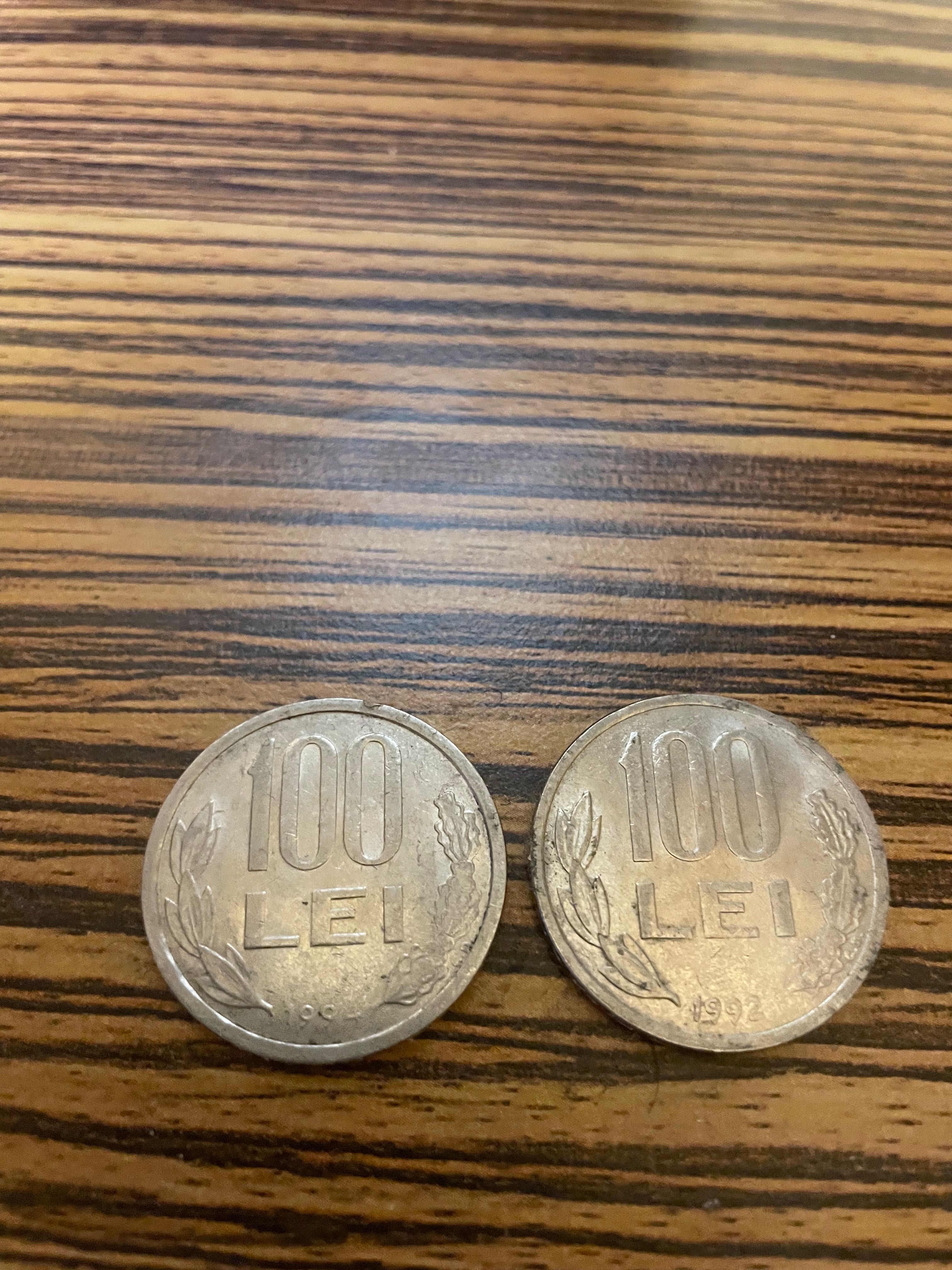 Vând monede 100 lei din 1992,1994