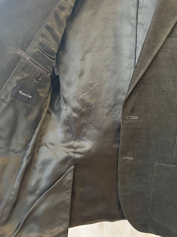 Новый вельветовый пиджак лимитированной коллекции «Massimo Dutti»