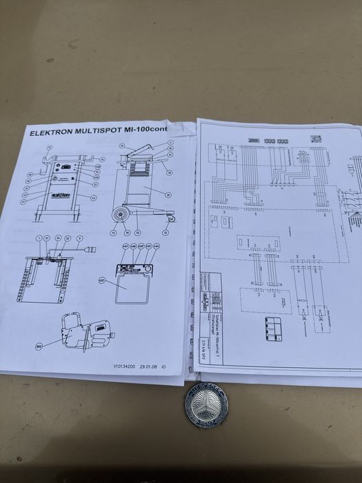 Aparat de sudura in puncte Elektron Multispot MI100 Control T