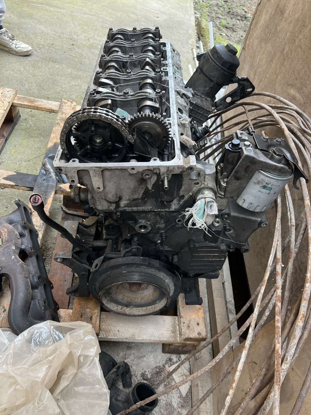 Долнище от двигател om605 за Mercedes w210 w202