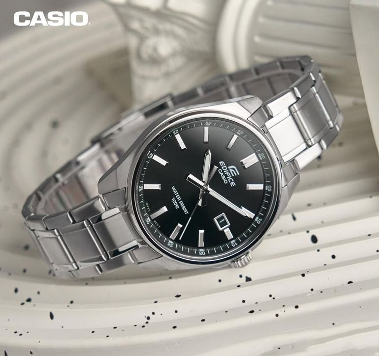 Casio Edifice EFV-150 - Original, WR100, 2-yil kafolat, Kvarts