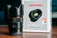 Samyang 75mm Obiectiv Foto Mirrorless F1.8 AF Montura Sony FE