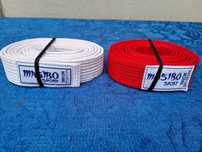 Karate | Centura Antrenament Masibo Sport | alb*rosu 300 cm**