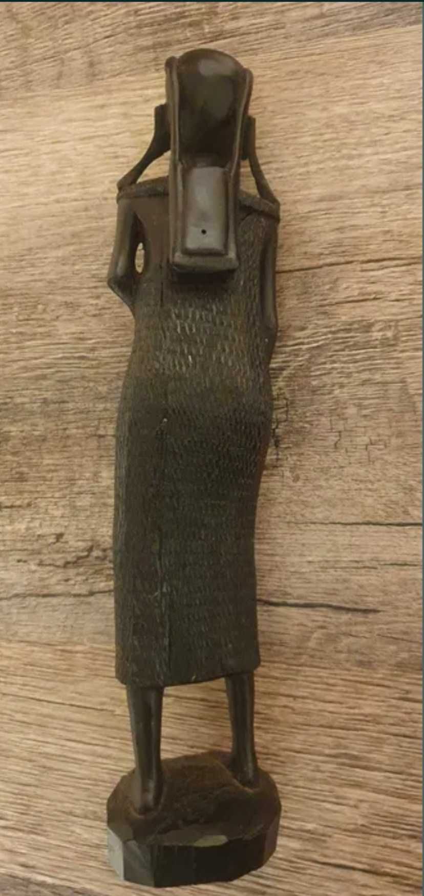 Statueta din abanos femeie africana