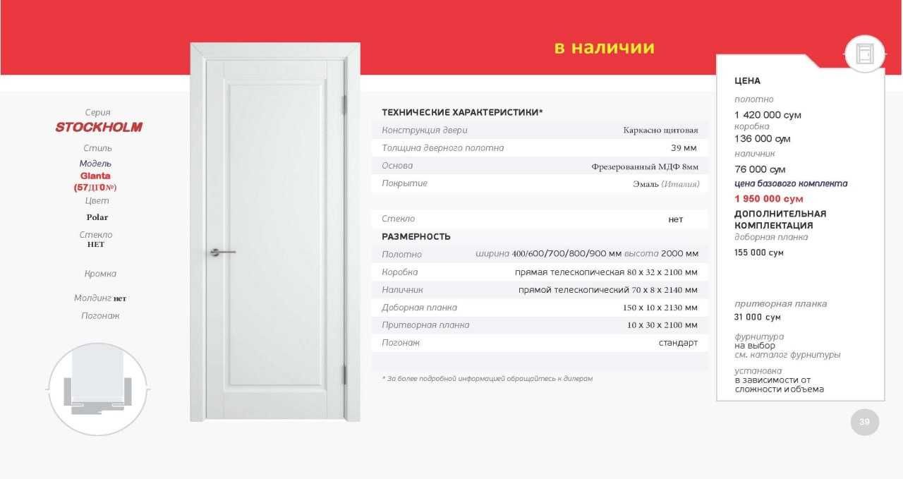 Межкомнатные двери. (Производство Россия)