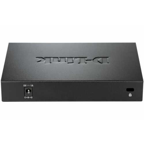 Switch D-LINK DGS-108, 8 porturi Gigabit, negru
