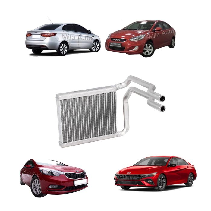 Радиатор печки отопителя салона Хендай Солярис Акцент Елантра Киа Рио