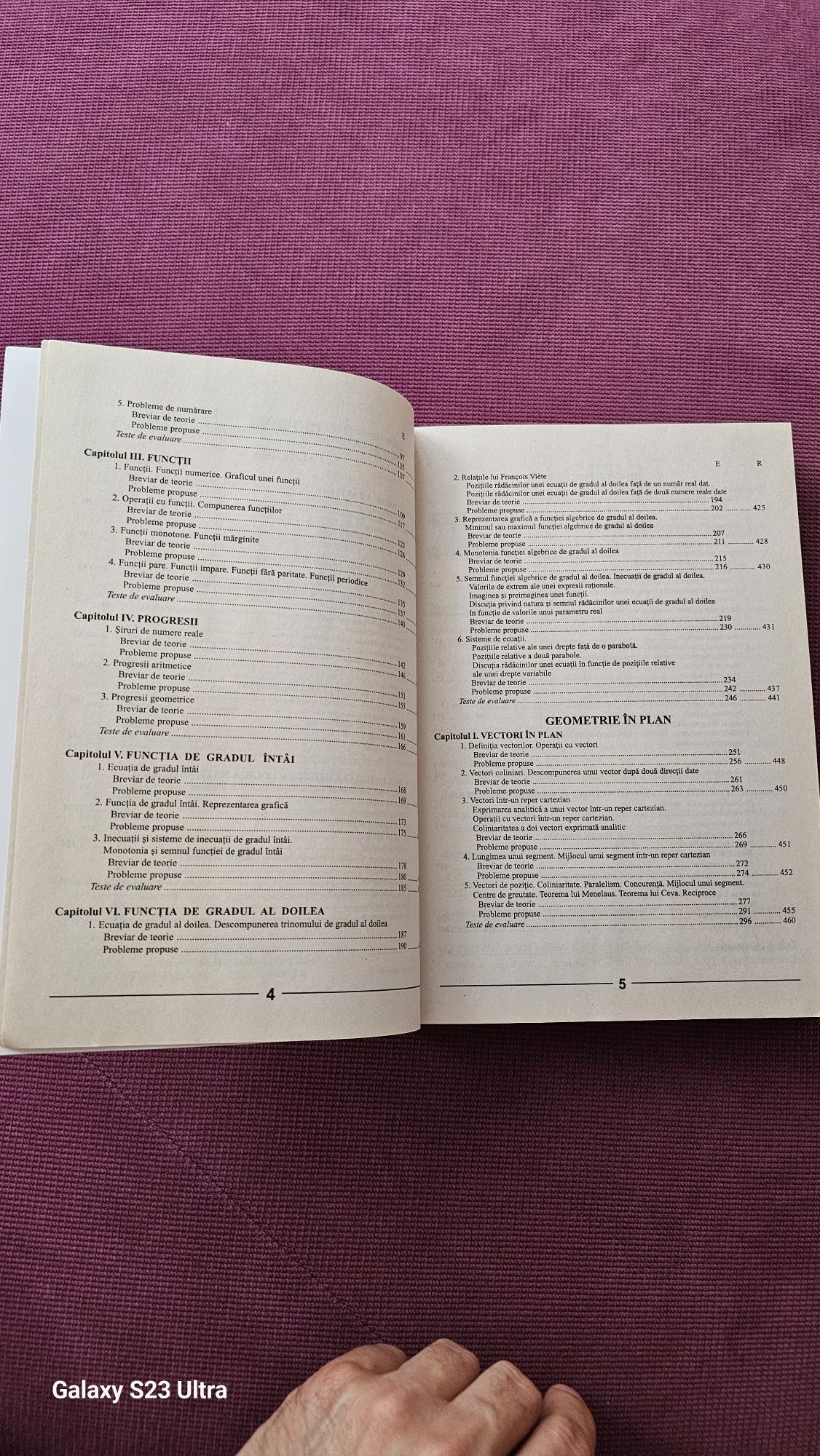 Matematica a IX-a - Sinteze de teorie