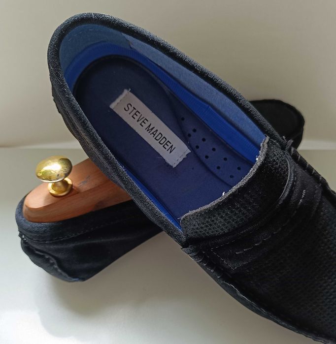 Pantofi loafer 42.5 43 mocasini drive slip on Steve Madden piele moale