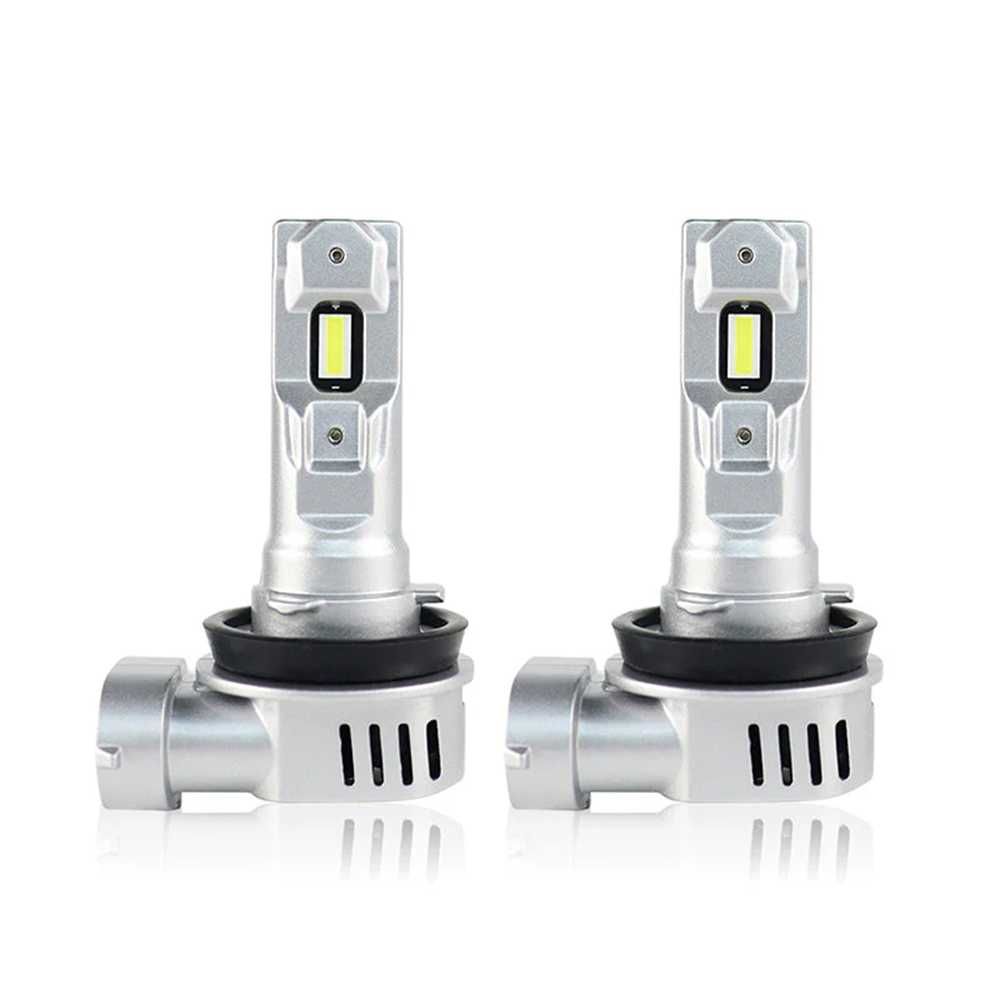 LED Мини Диодни крушки H11, 12V, Canbus с вграден вентилатор.