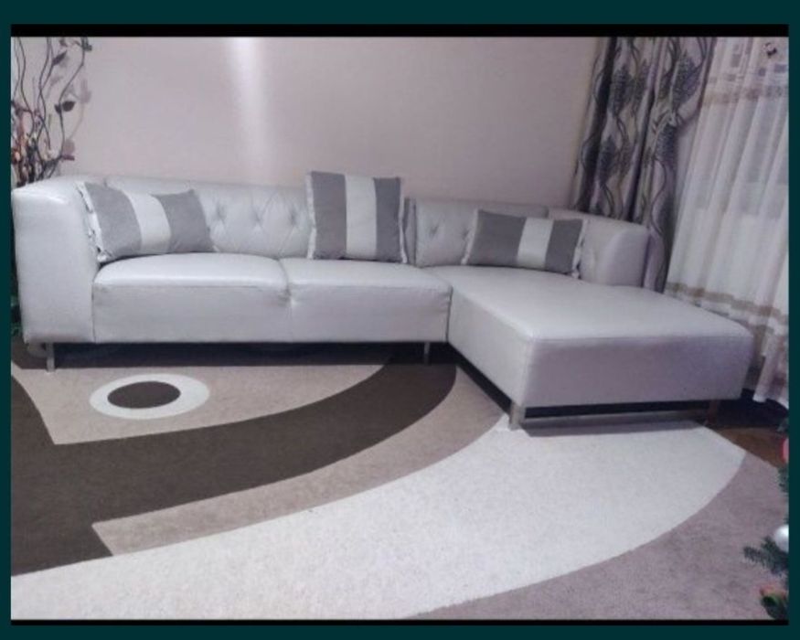 Colțar fix din piele ecologica