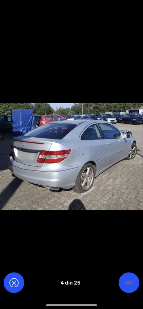 Interior scaune semipiele si bancheta mercedes c class coupe CLC