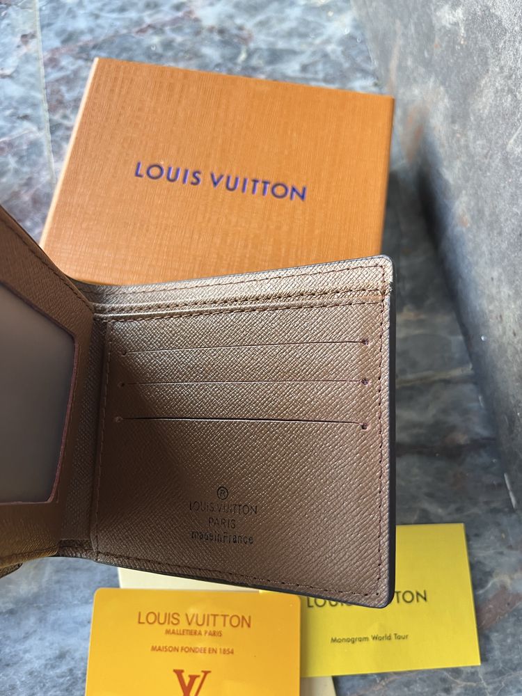 Портмоне Louis Vuitton с кутия и сертификати (Lv wallet)