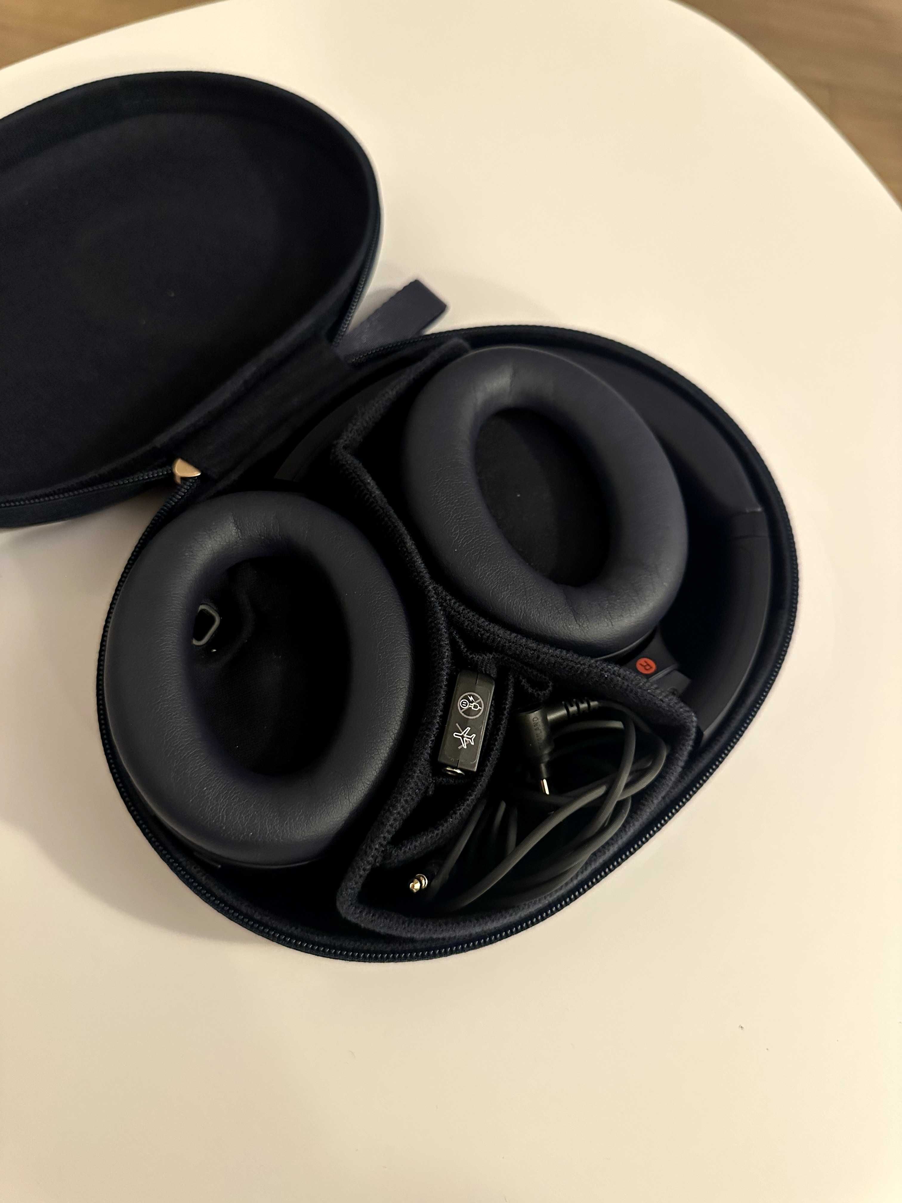 Безжични слушалки Sony - WH-1000XM4, ANC сини