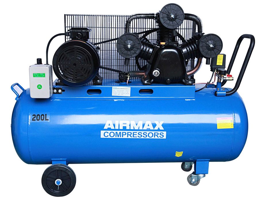 Compresor de aer W3090/8 aer refulat 675 l/min,  butelie 200 L, 8bar