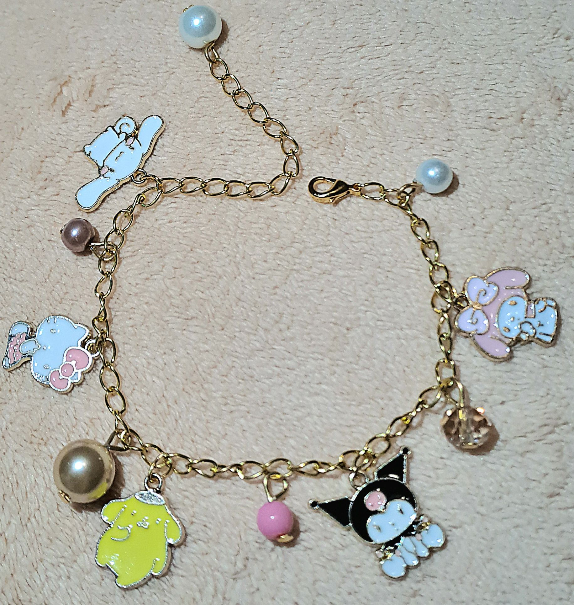 Brățară Sanrio cinnamoroll kuromi my melody pompom purin hello kitty