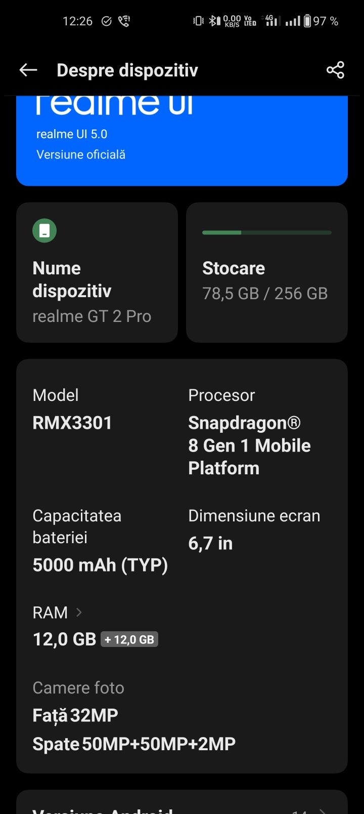 Realme GT2 PRO 256gb Snapdragon 8gen 1