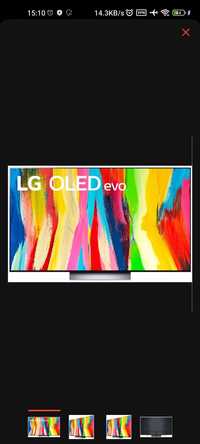 Телевизор LG OLED55C2RLA 140 см черный