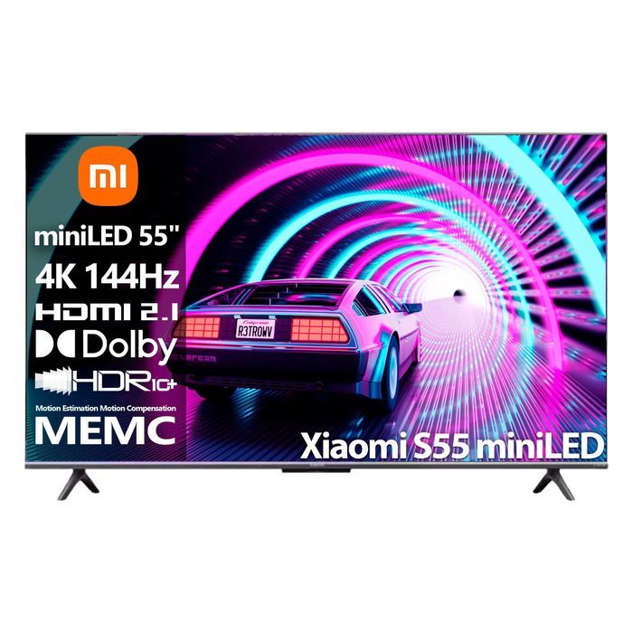 Телевизор Xiaomi S55'' miniLED L55MA-SPL [55''(140см) 4K 144Hz]