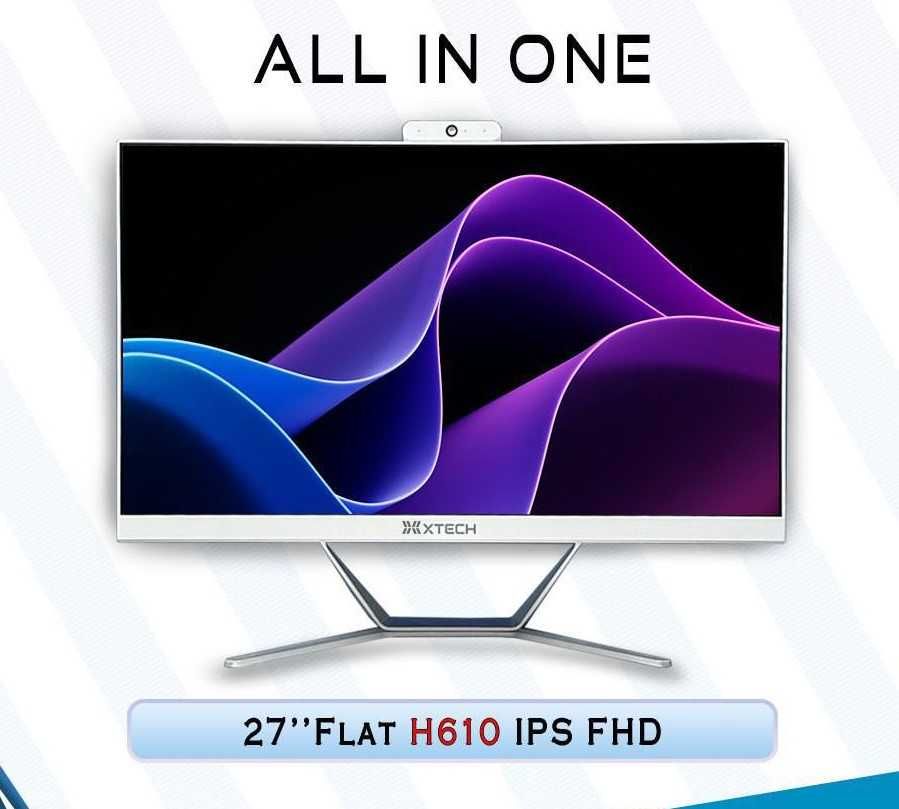 Офисный Моноблок 27"H610 /I3-12100/DDR4 16GB/512GB/+klava mish kovrik