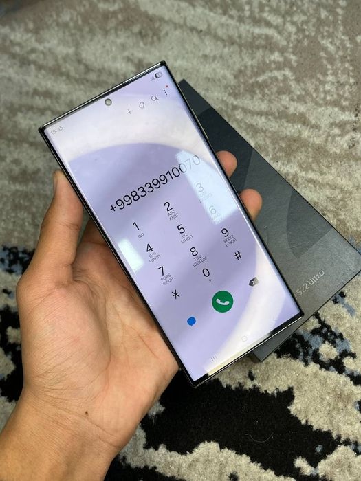 Samsung galaxy s22 ultra 12/256gb karopka dakument holati 9/10