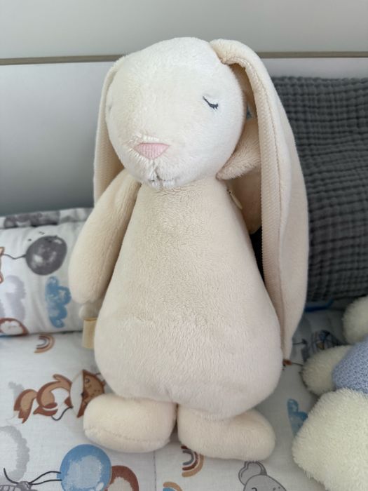 Moonie Успокояващо зайче с розов шум, бял шум и нощна лампа