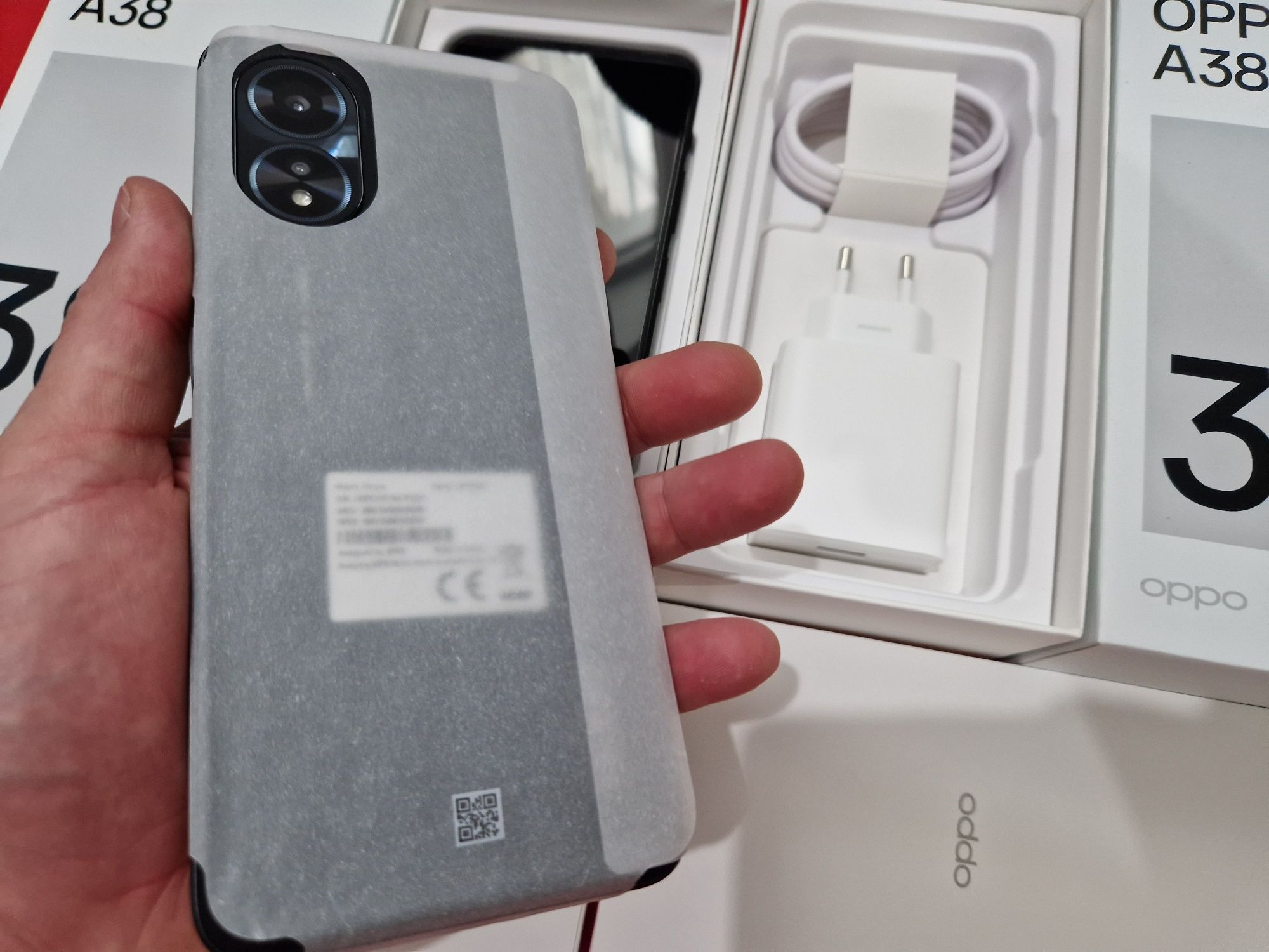 -Oppo A38, Nou,  Nefolosit, 128Gb, 4Ram, 0 cicluri incarcare, Sigilat,