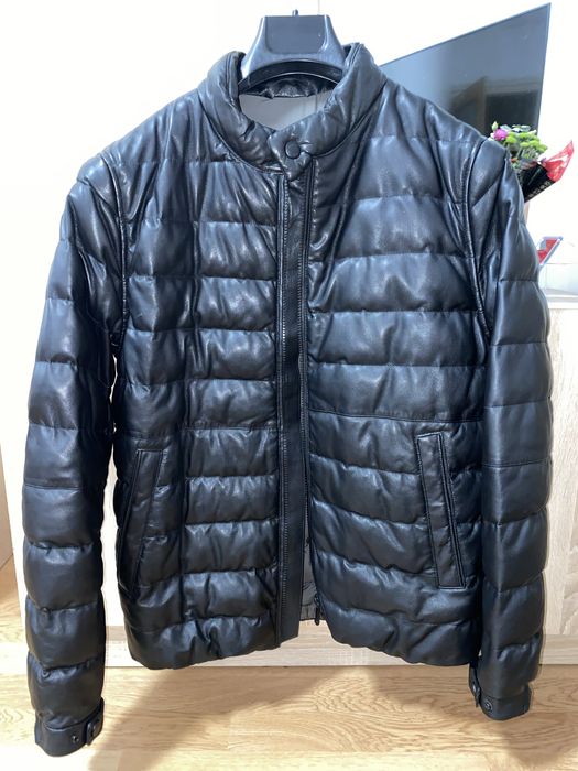 Geaca de piele Massimo Dutti