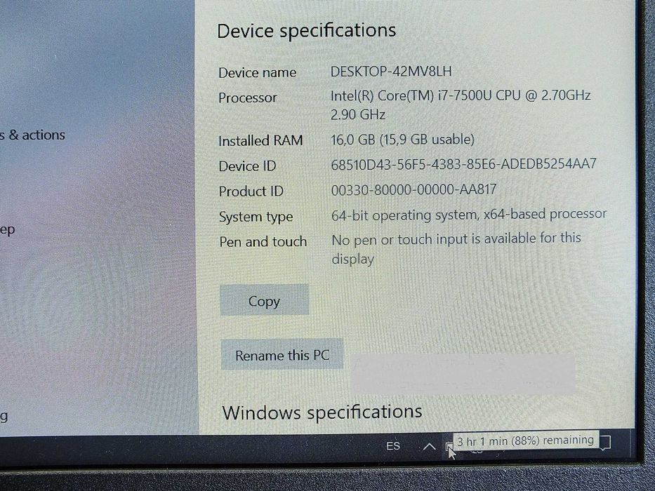 Asus Core i7/ 16 GB RAM / HDD 740 GB