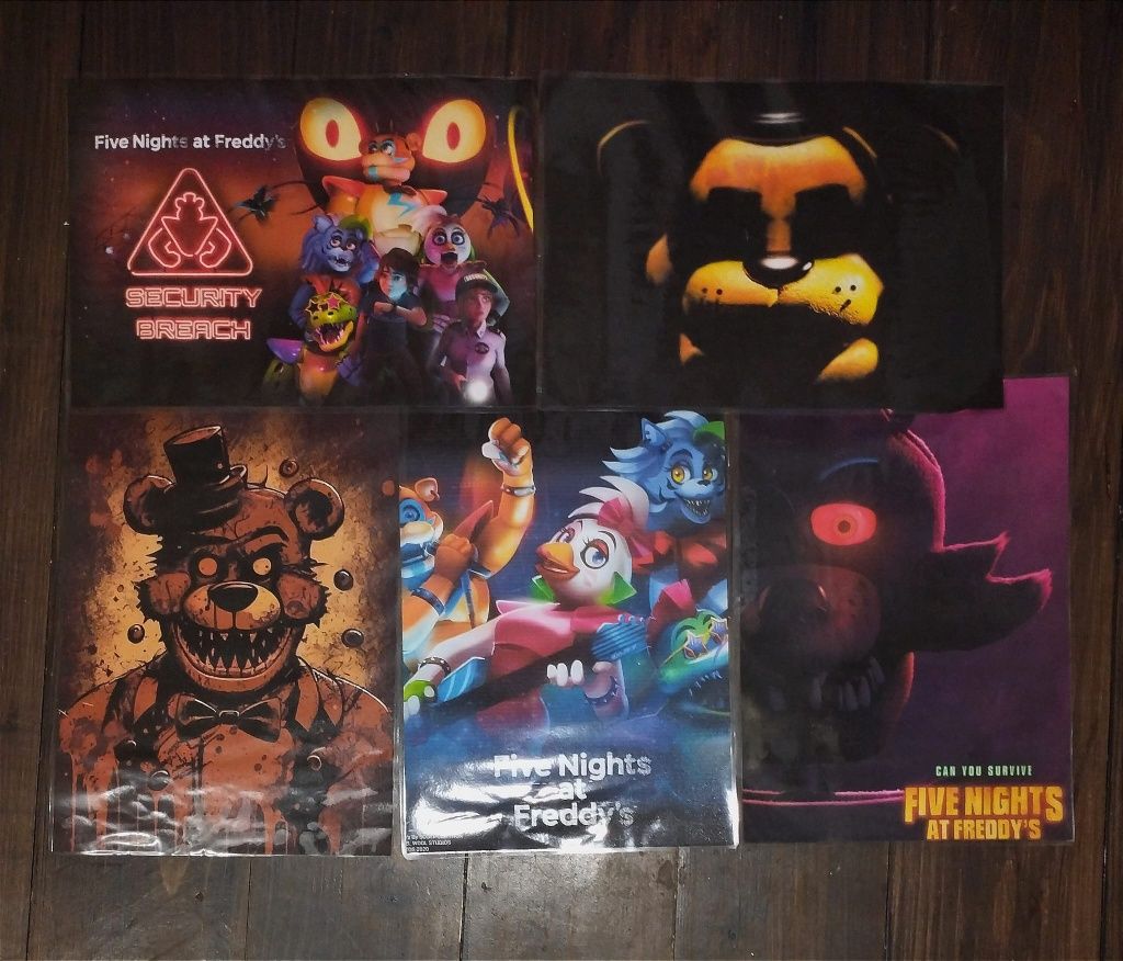 [NOU] Set 5 postere FNAF Seria 3