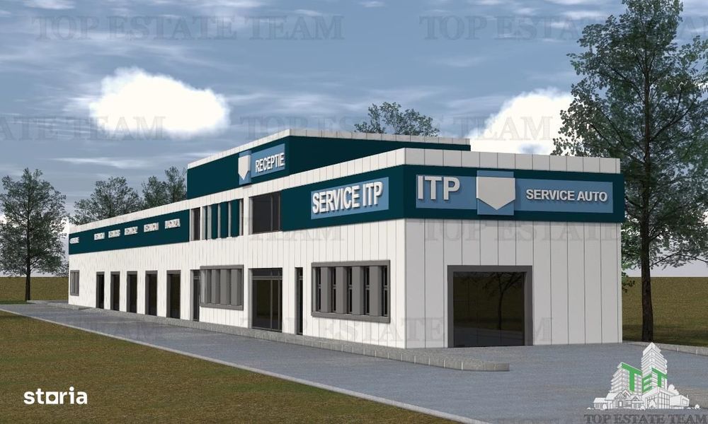 Hala industriala, pretabila, fabrica, productie, service auto, 2170mp