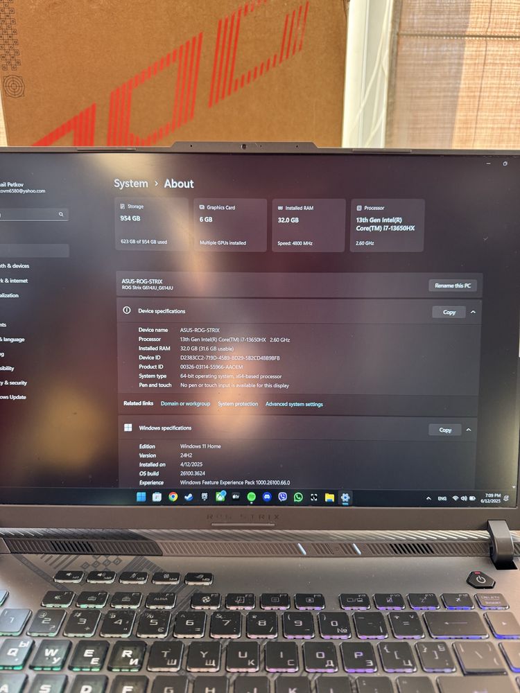 Asus Rog Strix G 16