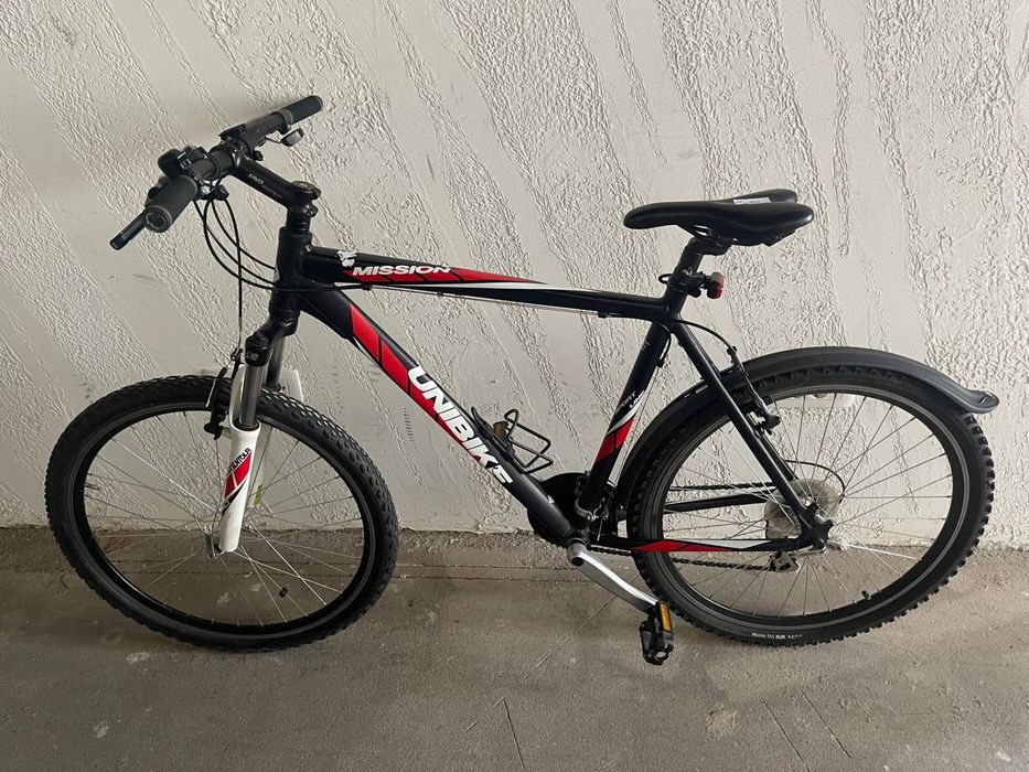 Bicicleta MTB Unibike Mission 21 Negru si Rosu 2013 -A-