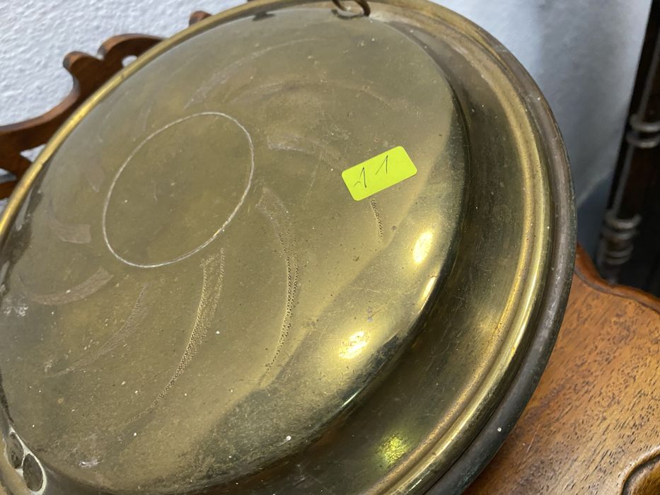 месингов нагревател за легло Англия  каминен елемент тиган за кестени