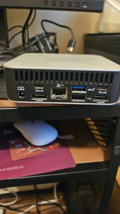 Mini PC GEEKOM A8 bestial – Ryzen 9 8945HS | 32 GB DDR5 | 2 TB SSD