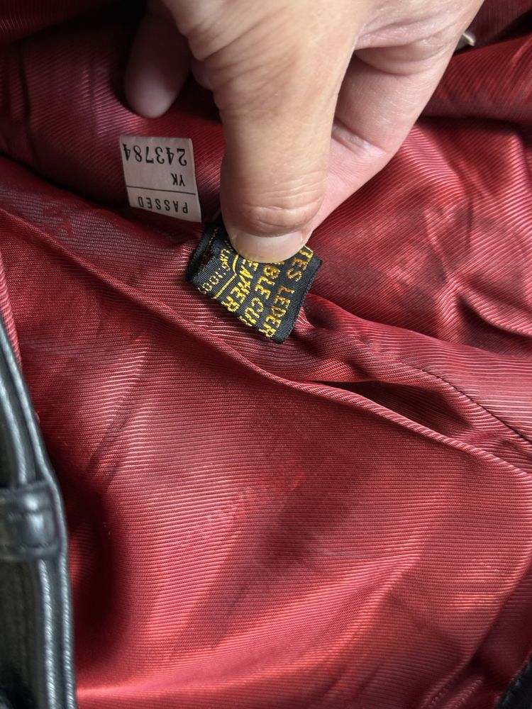 Pantaloni Piele Naturala SANMARU Negru | Marime 50 (Talie 76 cm)