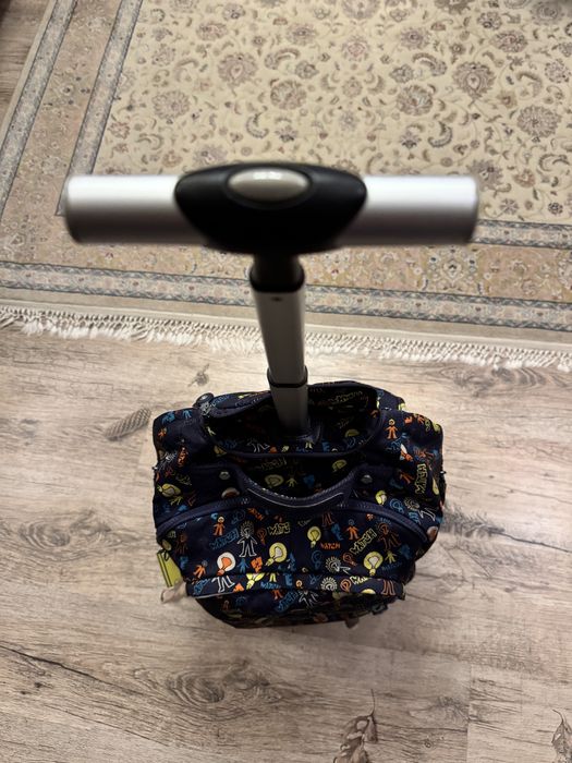 Rucsac Ghiozdan Scoala Kipling Original cu roti usor si incapator