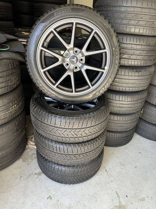 jante tesla model 3 top ca noi anvelope 235 45 18 98 v pirelli