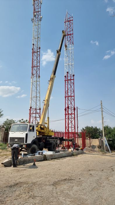 Услуги автокрана.  Автокран хизмати