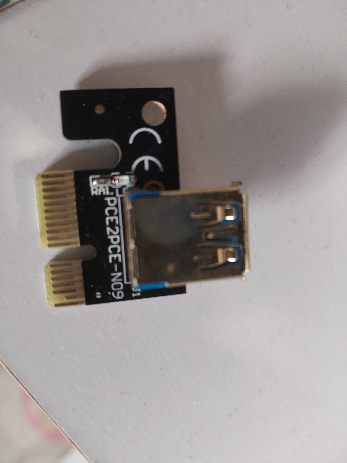 Комплект адаптери mini PCI E и  PCI Express16x + usb кабели