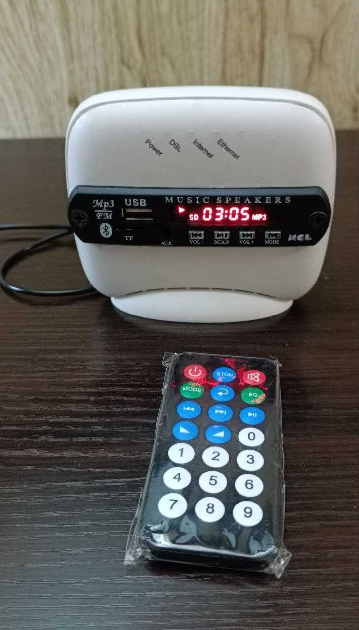 Блютуз аудио плеер HI-FI стерео с USB SD карта + FM Радио с пультом.