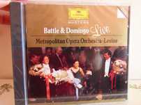 cadou rar Placido Domingo&Kathleen Battle Live Metropolitan 1989 (nou)