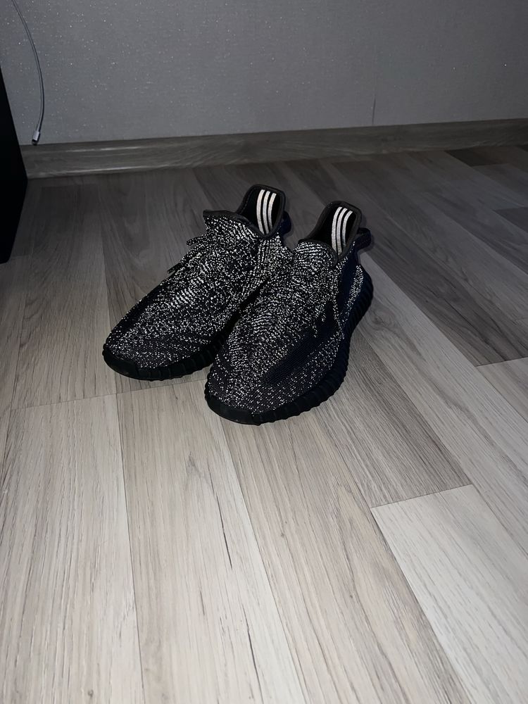 Adidas Yeezy 350 v2 черни Reflective 45 номер