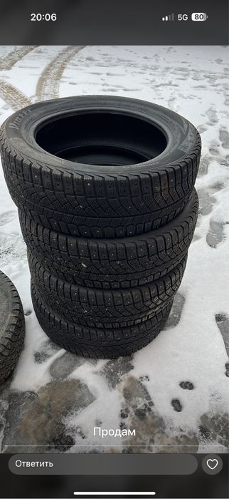 Продам шипы 215/55/17 в идеальном состояние без грыж без порезов